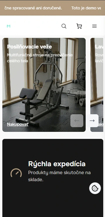 Core – mobilná ukážka